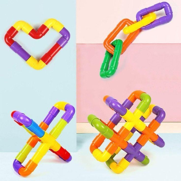 Creative Pipe Building Blocks For Kids - Kids Bazar