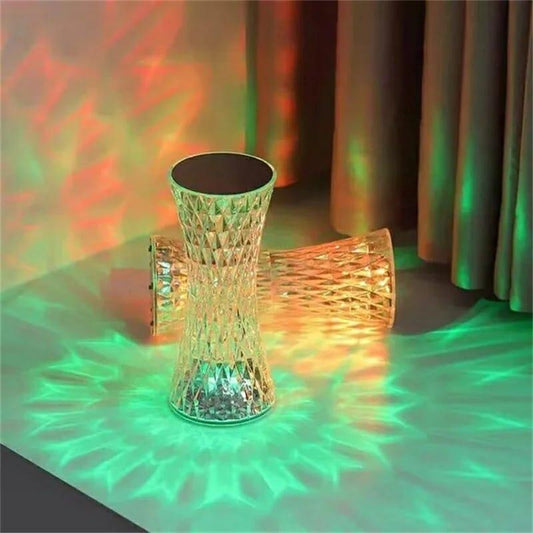 16 Color LED Crystal Table Lamp - Kids Bazar