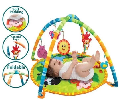 Baby Play Mat With Hanging Toys - Kids Bazar