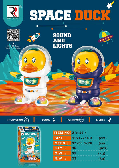 Dancing Space Duck Robot Toy - Kids Bazar