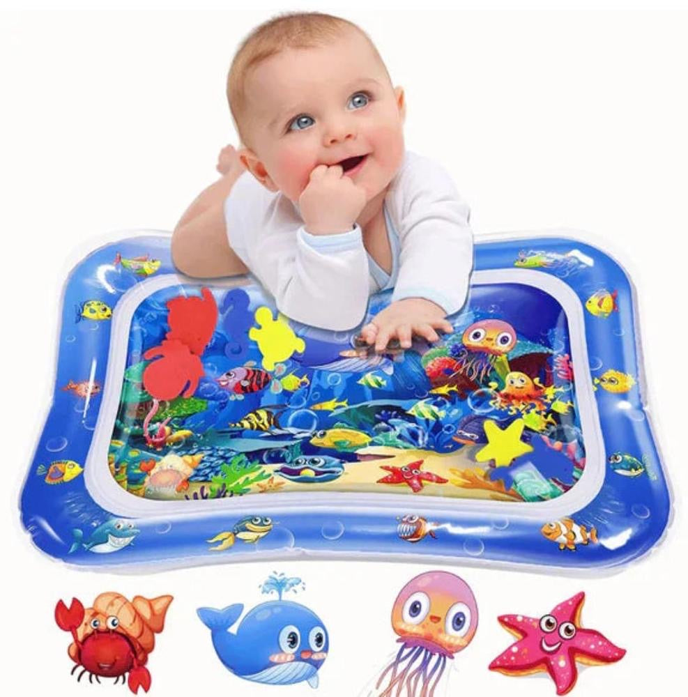 Inflatable Silicon Water Playing Mat For Kids - Kids Bazar