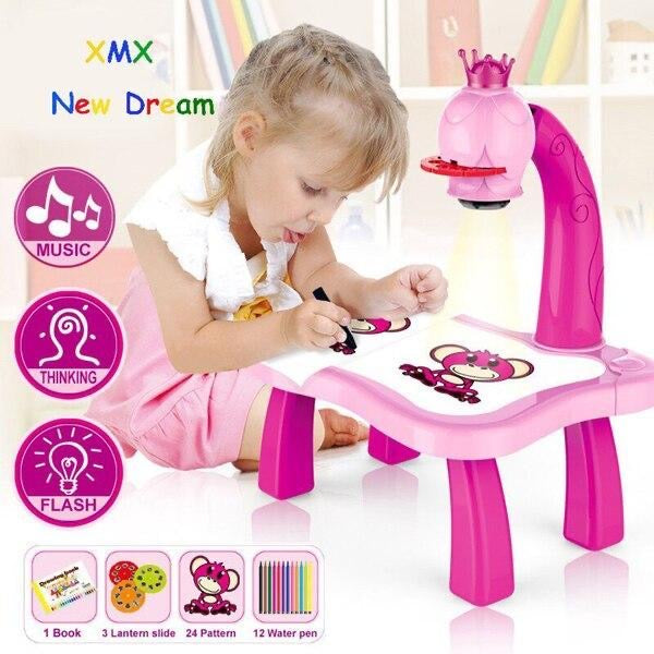 Drawing Projector Table For Kids - Kids Bazar