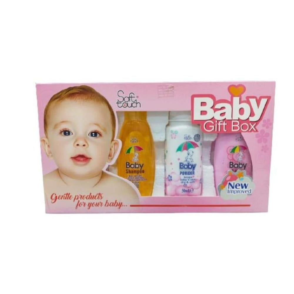 Pack Of 4 Soft Touch Baby Gift Box - Kids Bazar