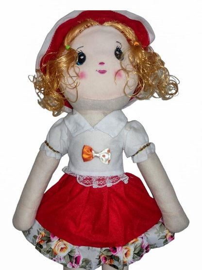 Stuffed Washable Embroidered Doll - Kids Bazar