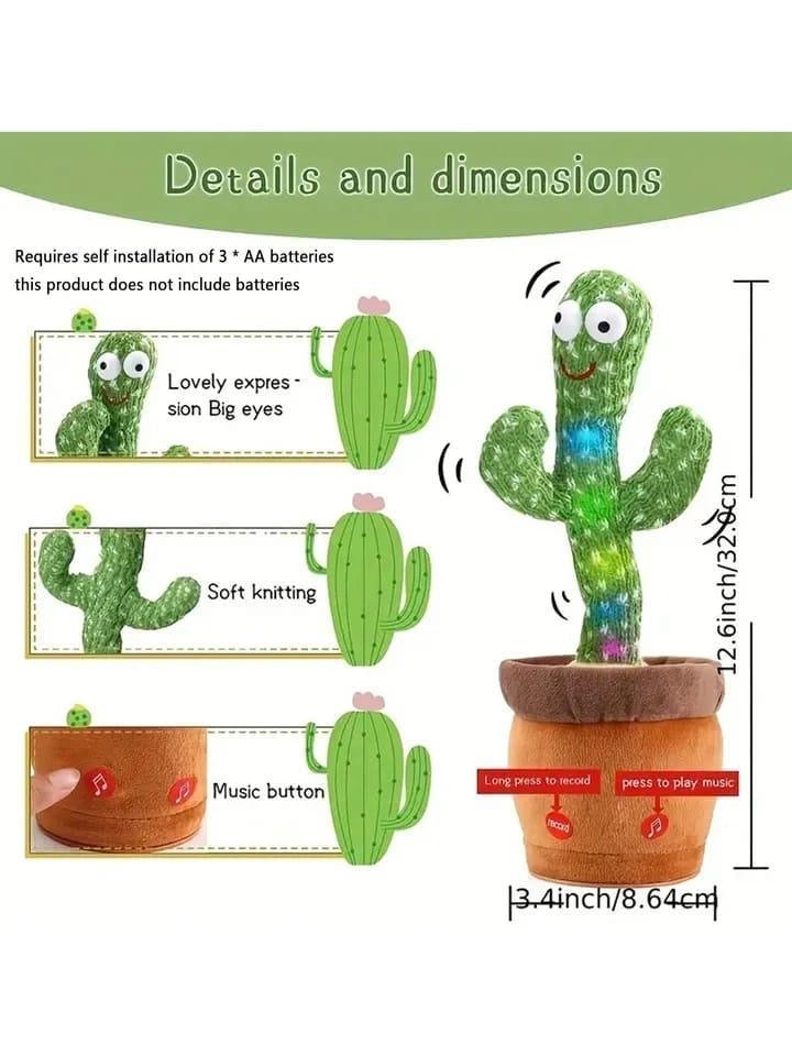 Dancing Cactus Musical Toy - Kids Bazar