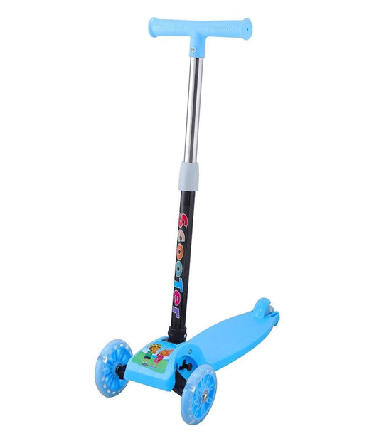 3 Wheel Riding Scooty With Adjustable Height For Kids - Kids Bazar