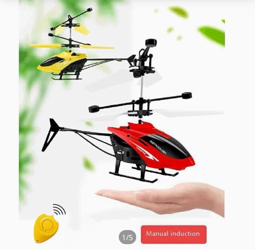 Hand Sensor Flying Helicopter Toy For Kids - Kids Bazar