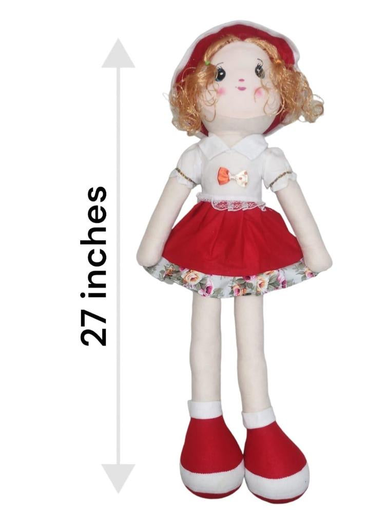 Stuffed Washable Embroidered Doll - Kids Bazar