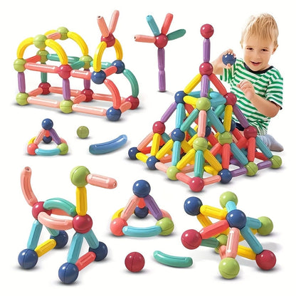 25 Pcs Magnetic Sticks Educational Toy - Kids Bazar