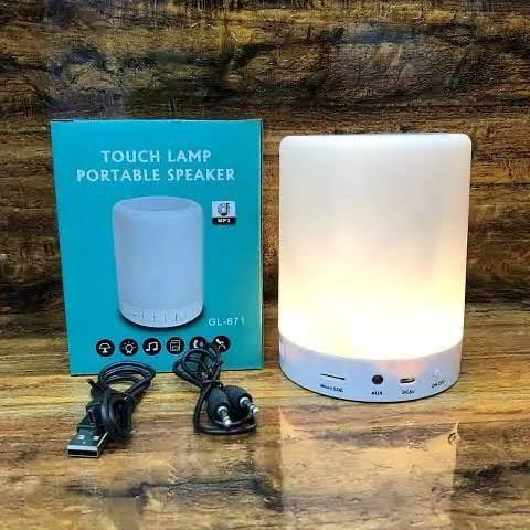 Touch Lamp And Portable Speaker - Kids Bazar