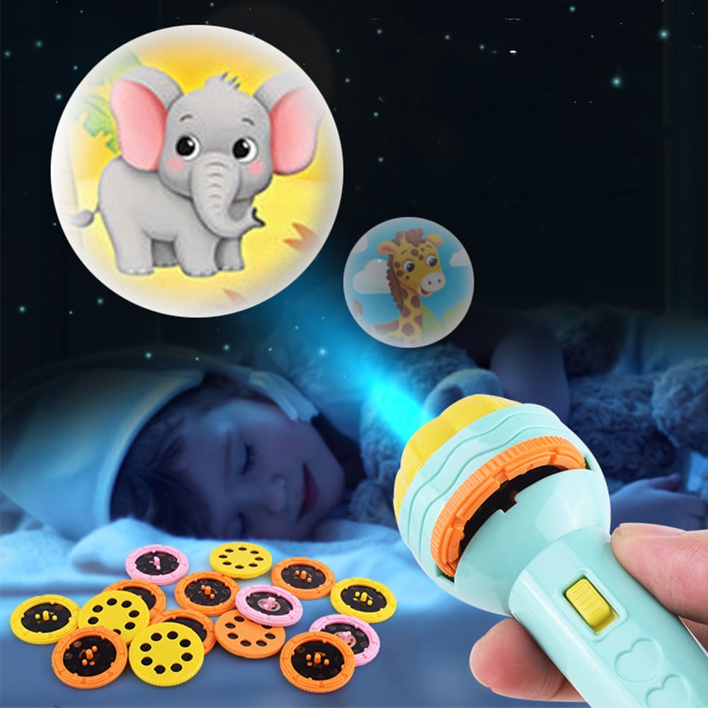 KB - A3 Flashlight Projector Torch Lamp Toy - Kids Bazar