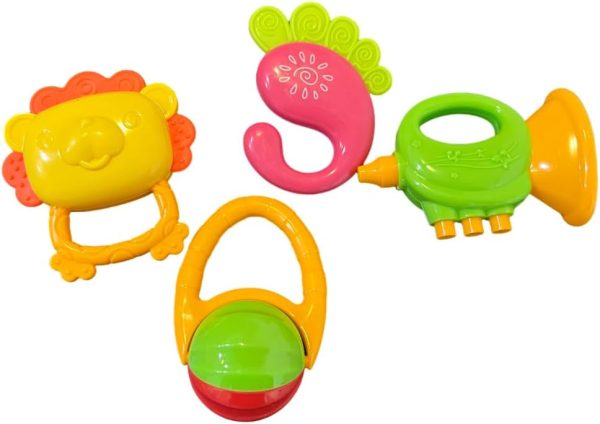 Baby Rattles Set (12 Pcs) New-born Hand Bells Baby Toys