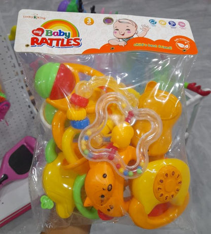 Baby Rattles Set (12 Pcs) New-born Hand Bells Baby Toys