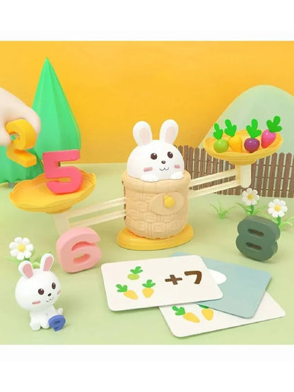 Rabbit Carrot Math Balance Toy Set